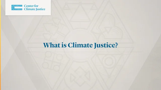 Explore the Climate Justice Curriculum